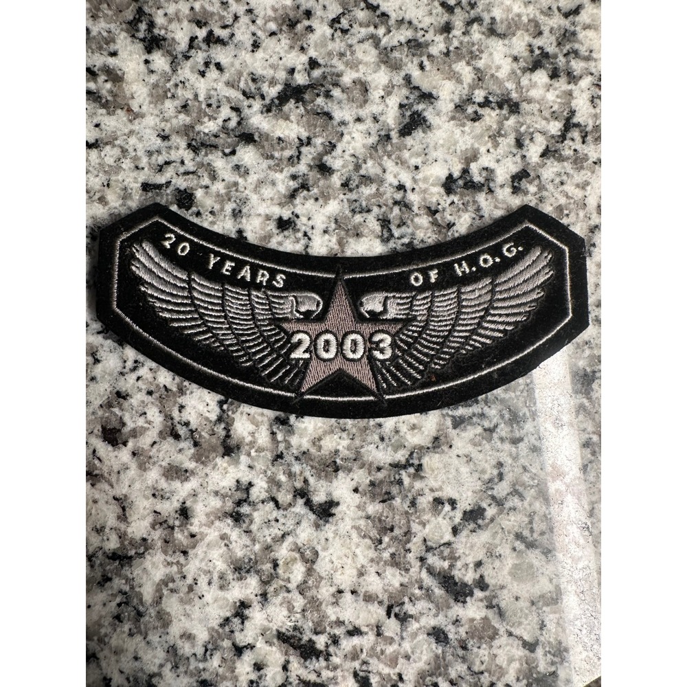 Harley Davidson Harley Owners Group HOG Year 2003 Member Patch Rocker